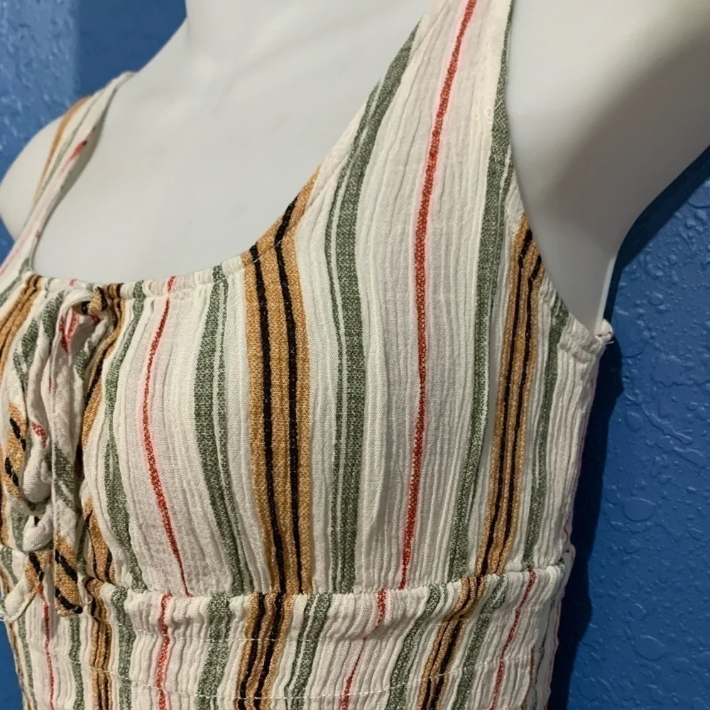 Paper Crane stripped top for women or juniors.